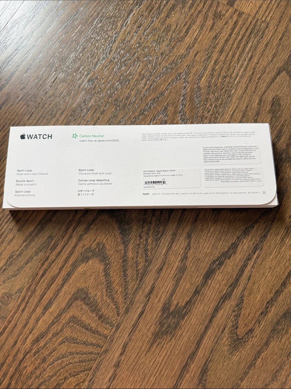 NWT original Apple Sport Loop Band - color Midnight for smaller watch face